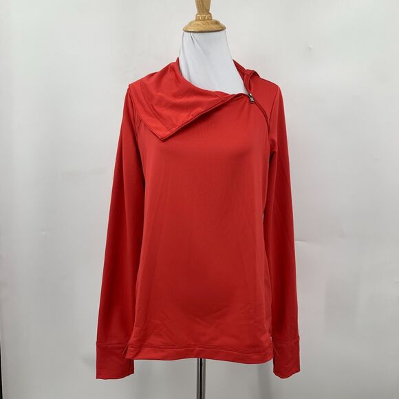 J.Jill Fit Jacket Womens XS Extra Small Shawl Asymmetrical Half Zip Thumbholes - Picture 2 of 13